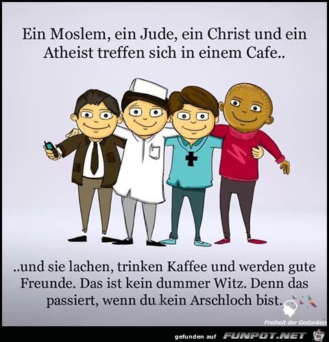 ein moslem ein Jude ein christ ein moslem ein Jude ein christ