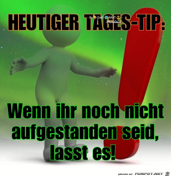 Tip des Tages