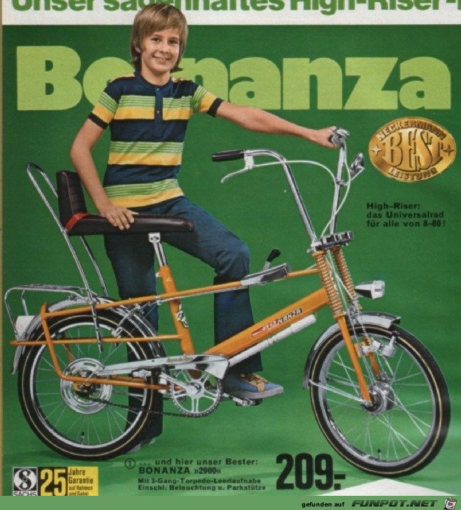 Das gute alte Bonanza-Rad Das gute alte Bonanza-Rad