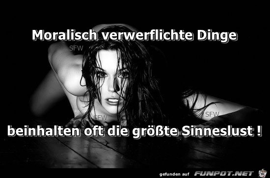 Moralisch verwerfliche Dinge Moralisch verwerfliche Dinge