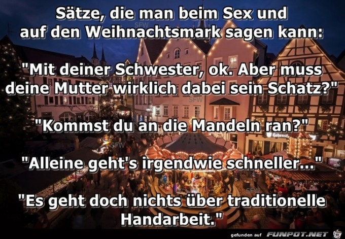 Stze die man beim Sex