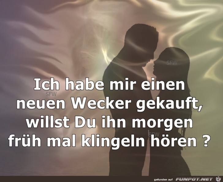 einen neuen Wecker einen neuen Wecker