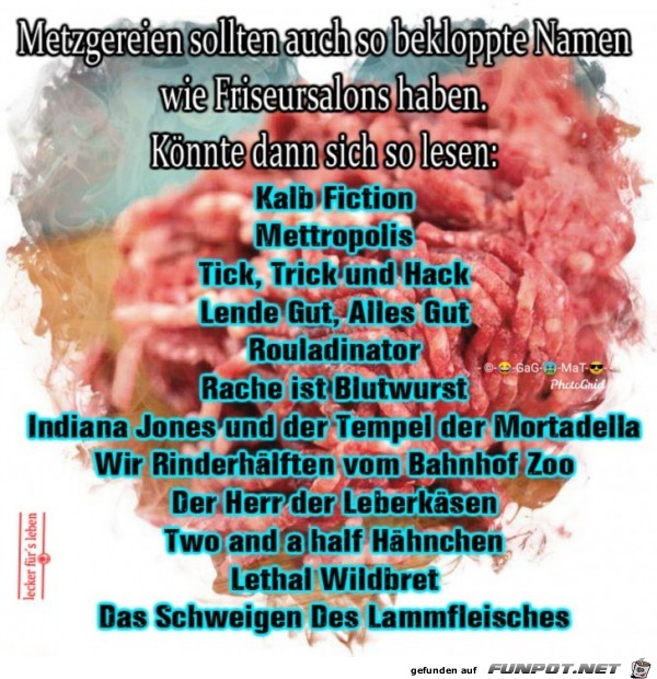 Metzgerei Metzgerei