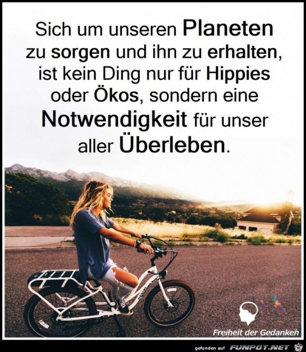 sich um unseren Planeten