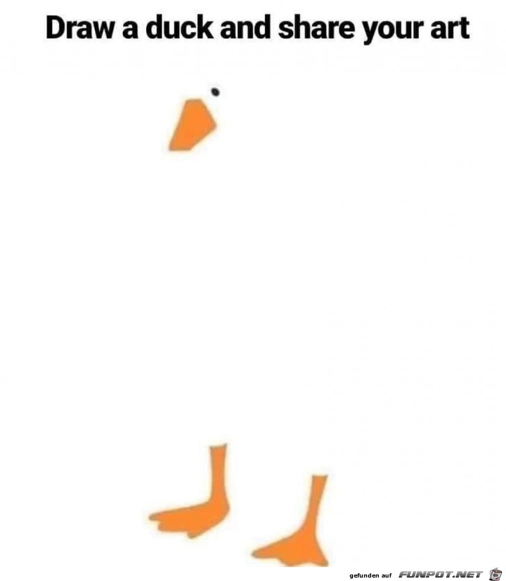 Draw a duck