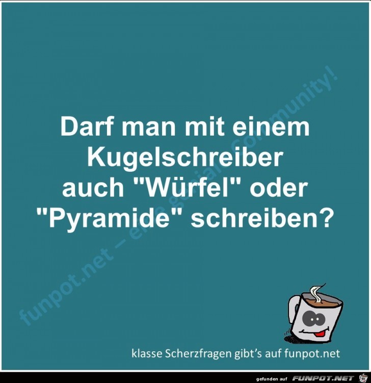 Scherzfrage Scherzfrage