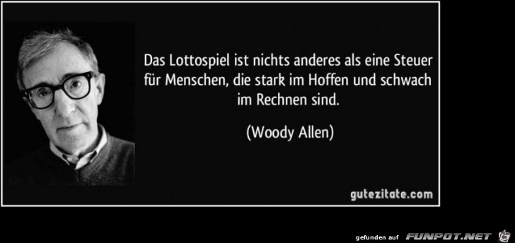 das Lottospiel ist das Lottospiel ist
