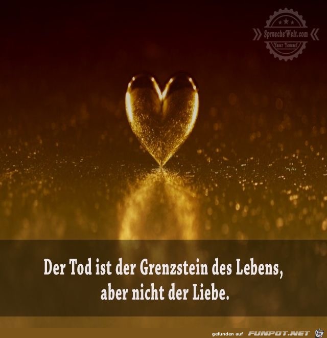 der Tod ist der Grenzstein