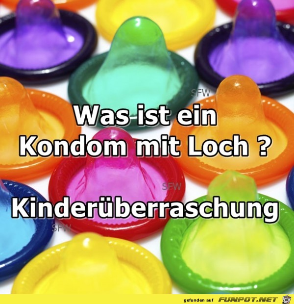 Was ist ein Kondom mit Loch