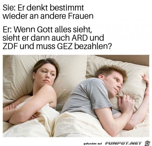 Was er wohl denkt