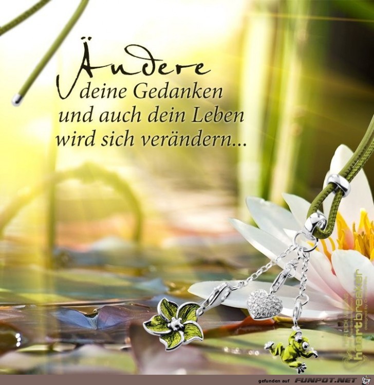 Aendere deine gedanken Aendere deine gedanken