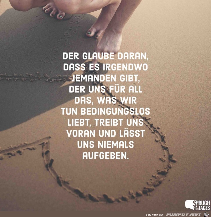 der glaube daran