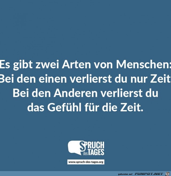 es gibt zwei arten von Menschen