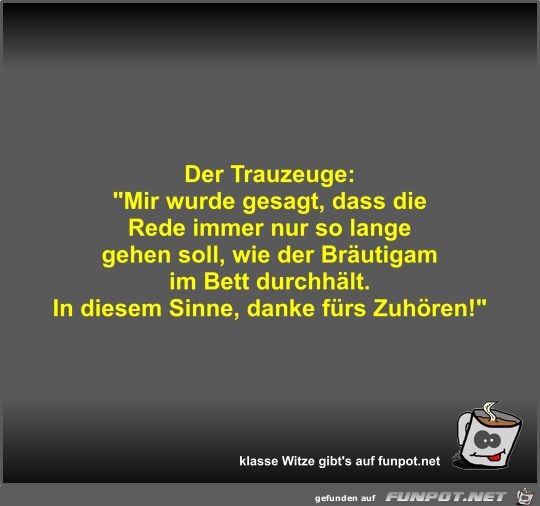 Der Trauzeuge