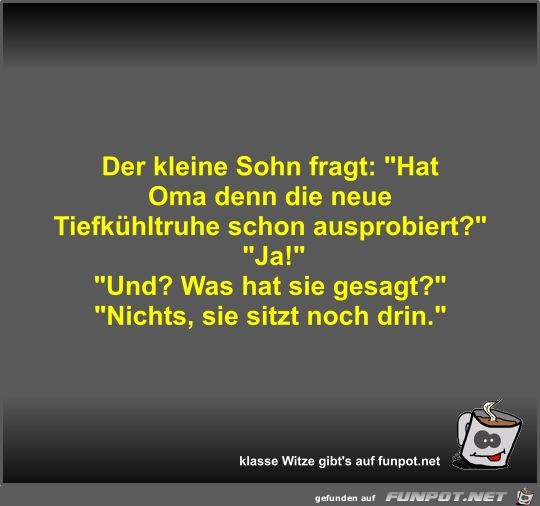Der kleine Sohn fragt Der kleine Sohn fragt