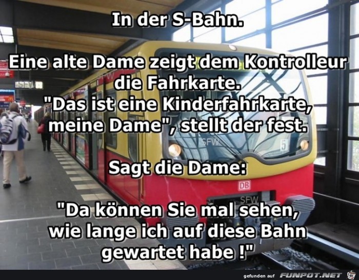 In der S-Bahn In der S-Bahn