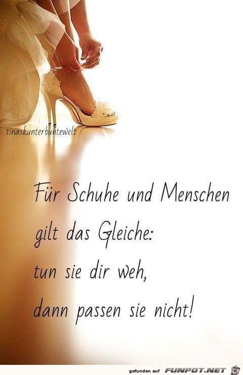 fuer Schuhe und Menschen fuer Schuhe und Menschen