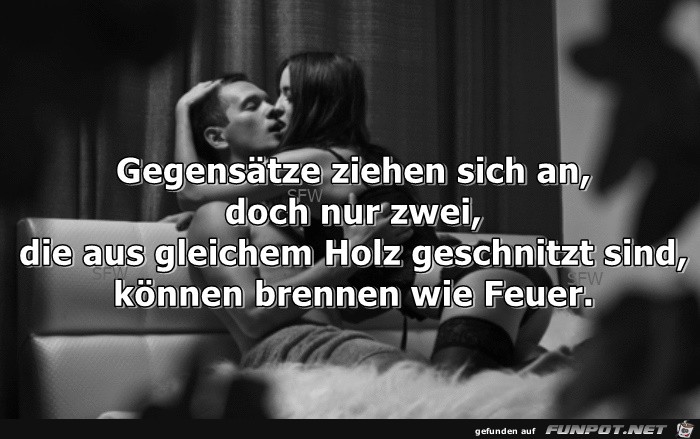 Gegensaetze ziehen sich an Gegensaetze ziehen sich an