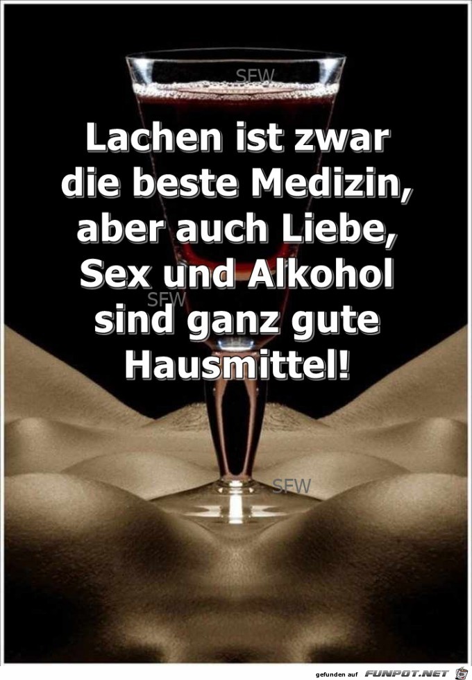 Lachen ist die beste