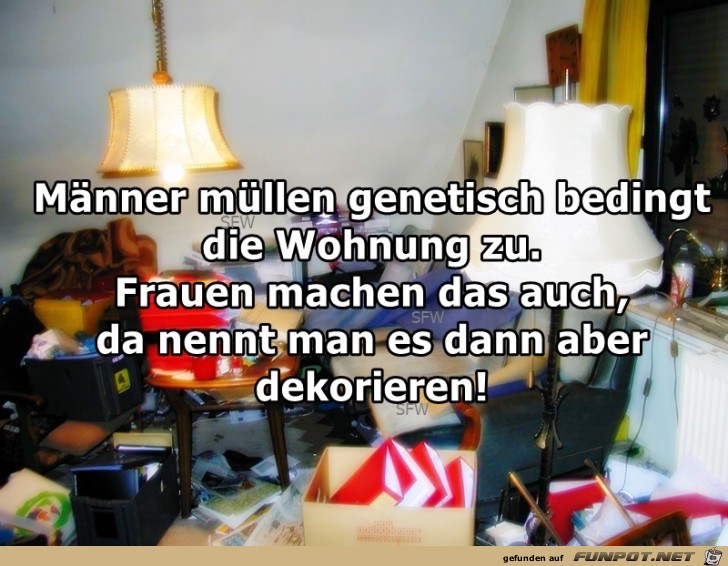 Maenner müllen genetisch Maenner müllen genetisch