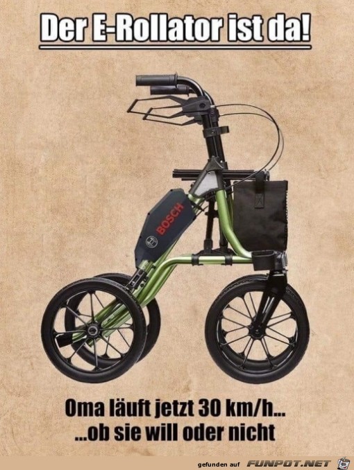 Der E-Rollator