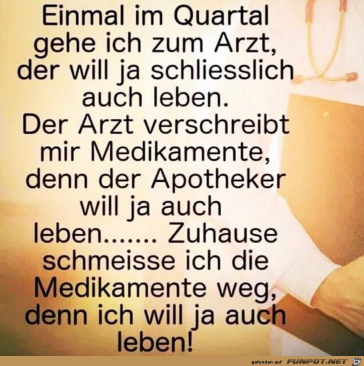 einmal im quartal