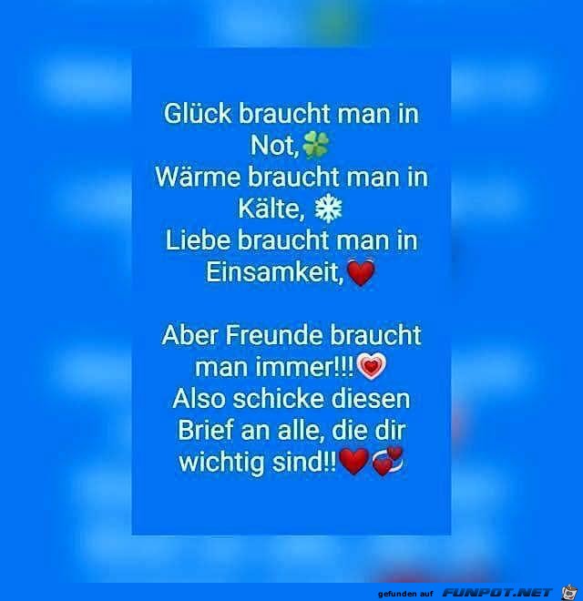 glueck braucht glueck braucht