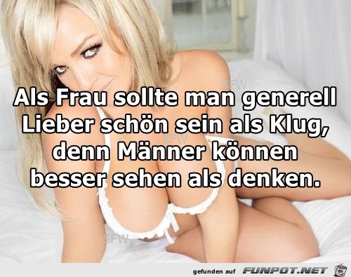 Als Frau sollte man Als Frau sollte man