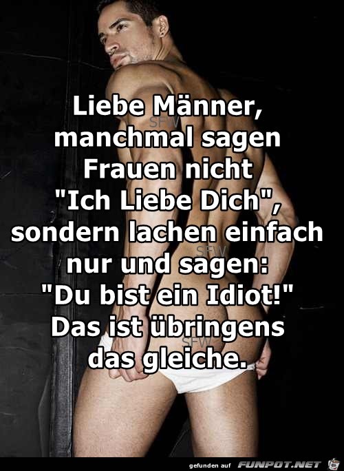 Liebe Maenner manchmal