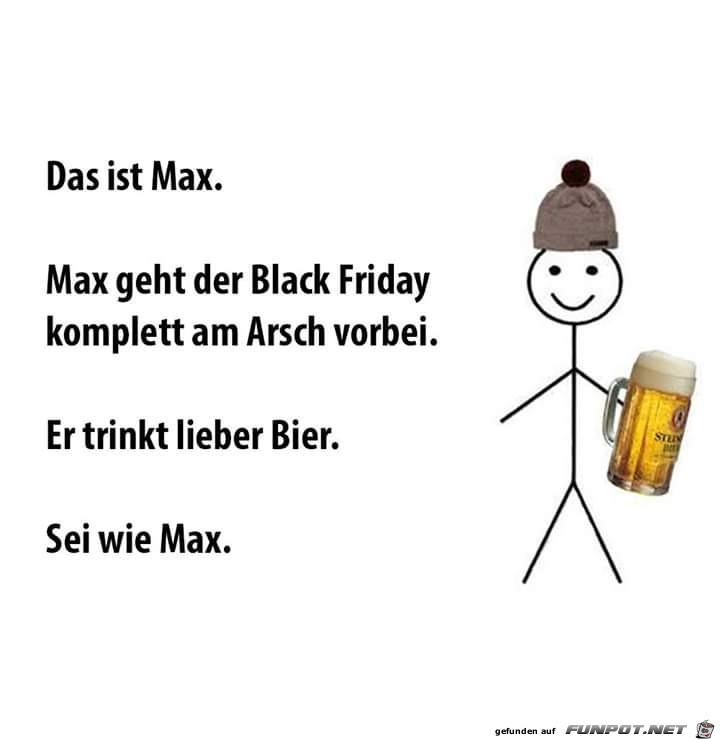 Black Friday geht am Arsch vorbei