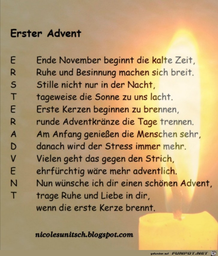 Erster Advent Erster Advent
