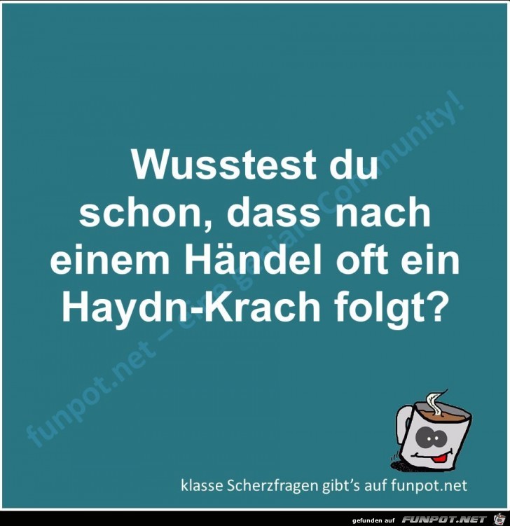 Scherzfrage Scherzfrage