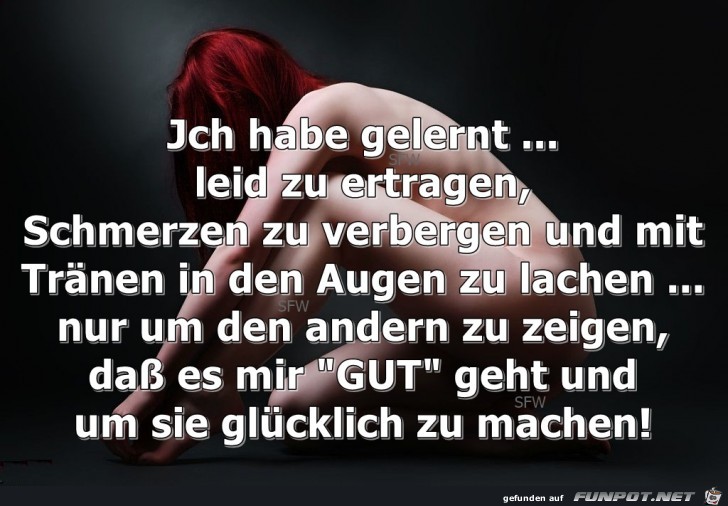Ich habe gelernt Ich habe gelernt