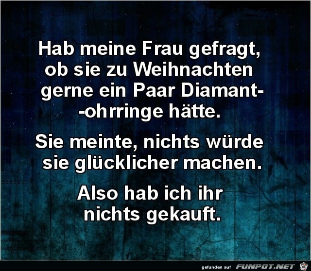 Diamanten für meine Frau Diamanten für meine Frau