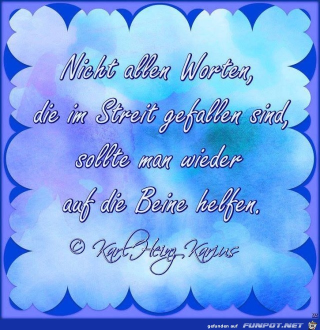 nicht allen Worten