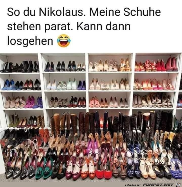 Schuhe stehen bereit Schuhe stehen bereit