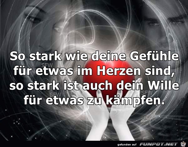 So stark wie deine Gefuehle