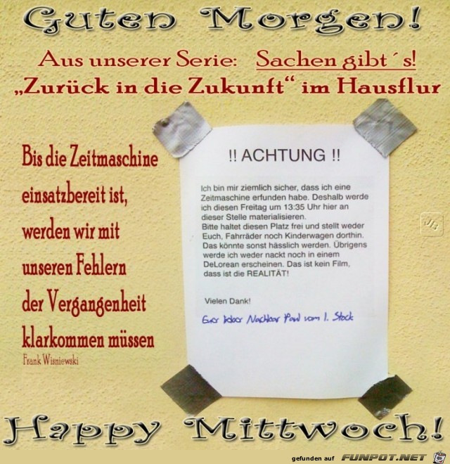 Mittwoch Mittwoch