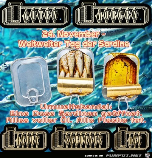 Tag der Sardine Tag der Sardine