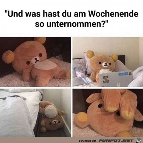 Wochenend-Beschäftigung Wochenend-Beschäftigung