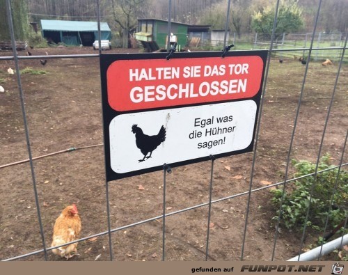 Tor geschlossen halten