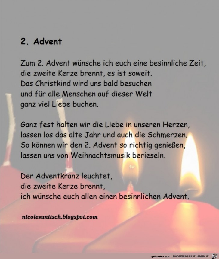 2. ADVENT - Gedicht 2. ADVENT - Gedicht