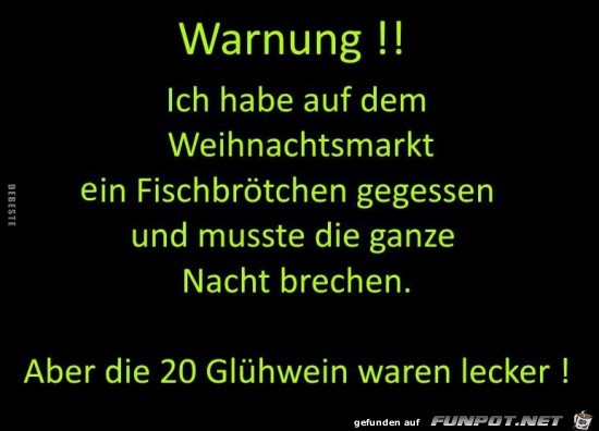 Warnung Warnung