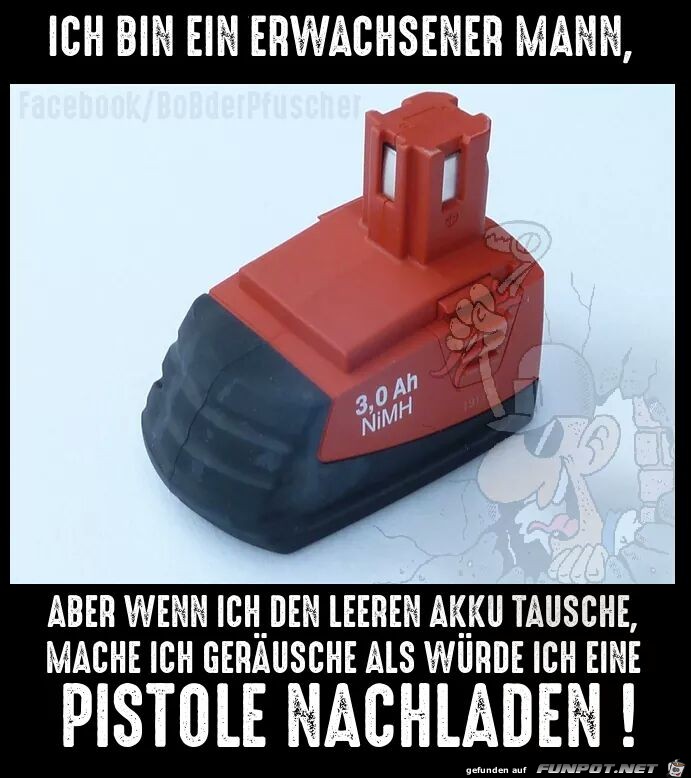 Ich bin ein Erwachsener Mann