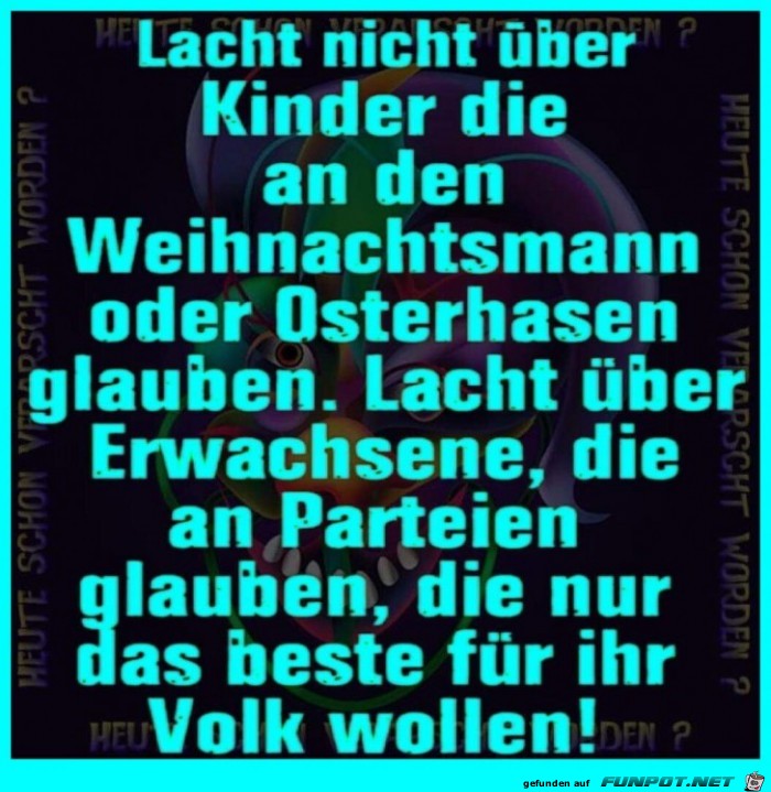 Lacht nicht über Kinder Lacht nicht über Kinder