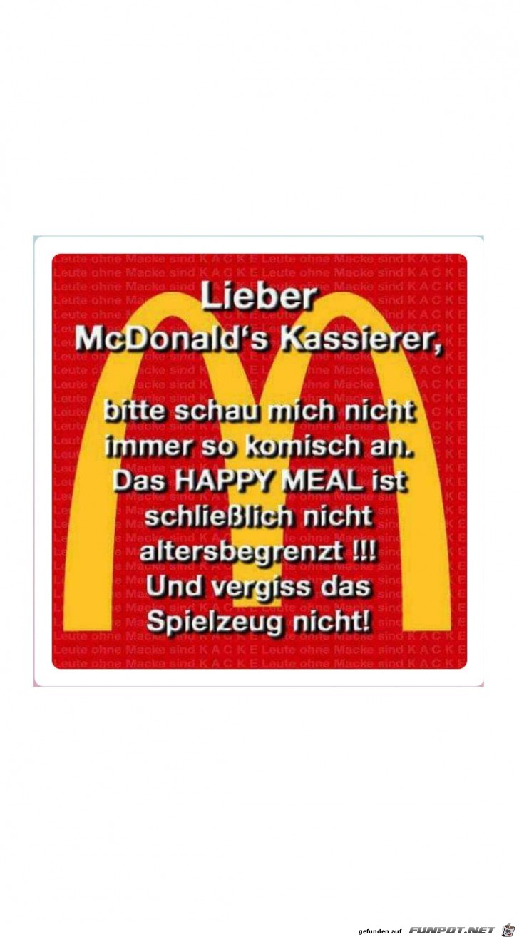 Happy Meal von Mc Donalds Happy Meal von Mc Donalds