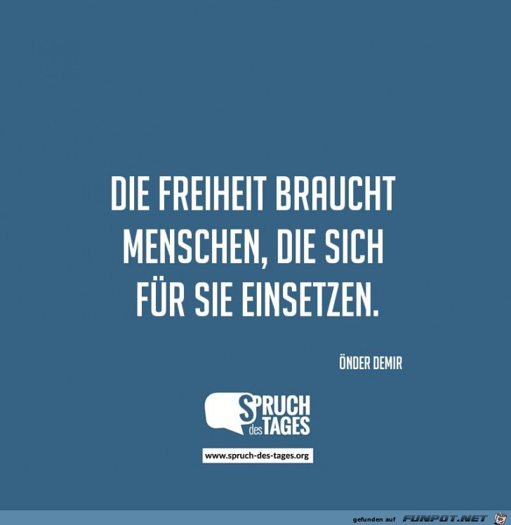 die freiheit braucht