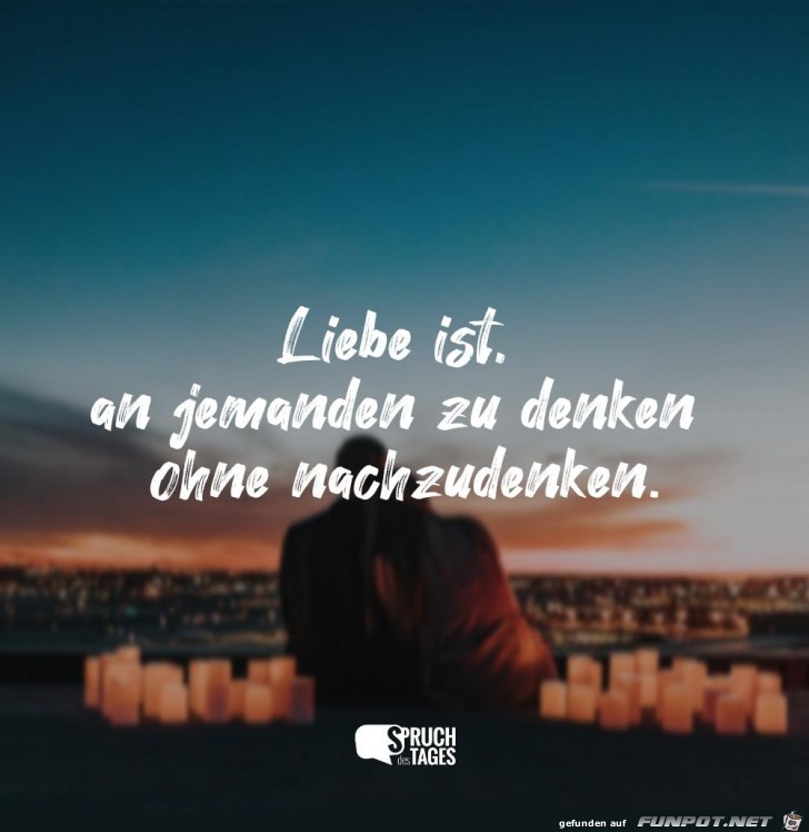 liebe ist an jemanden zu denken