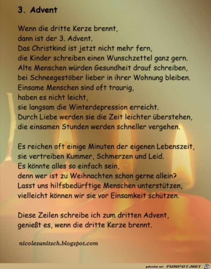 3. Advent 3. Advent