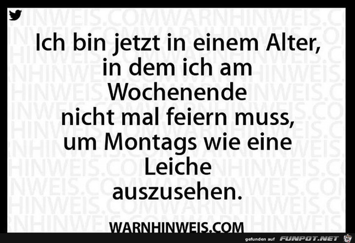 Ein Alter erreicht Ein Alter erreicht